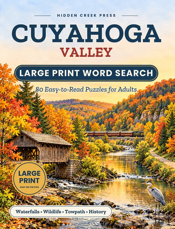 Cover of Cuyahoga Valley Large Print Word Search