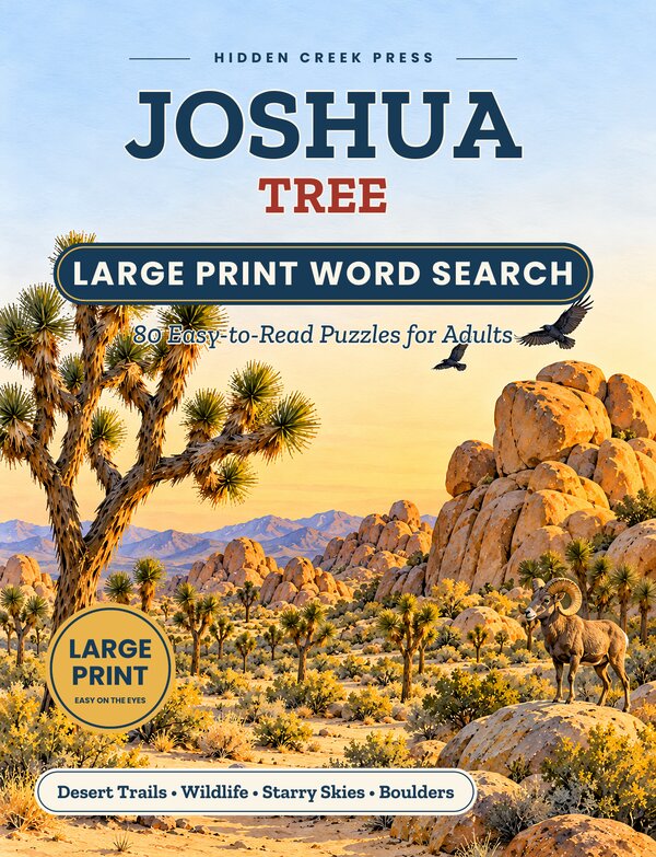Cover of Joshua Tree Large Print Word Search