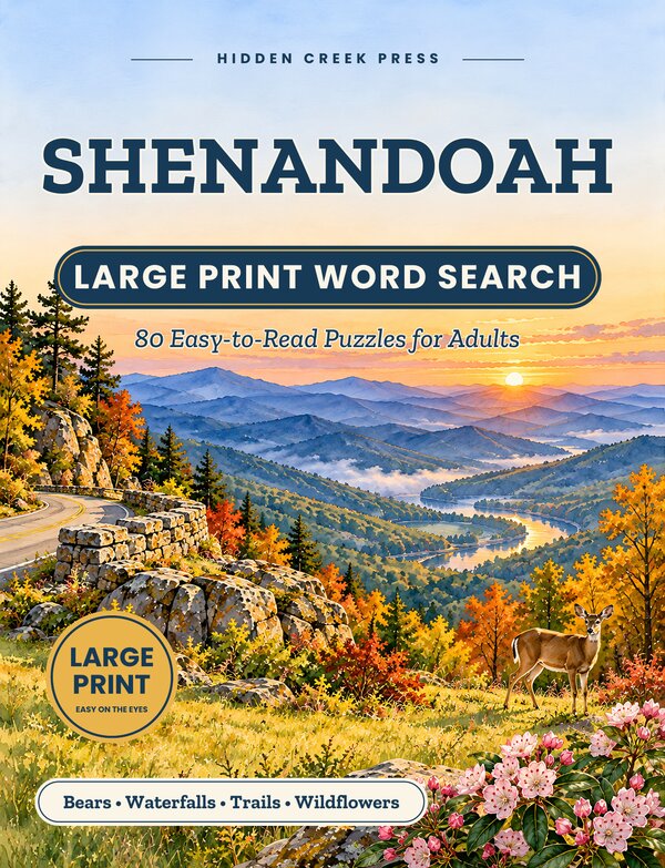 Cover of Shenandoah Large Print Word Search